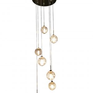 7L Bubbles Pendant Light Gold